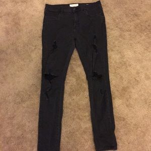 Black Ripped Skinny Jeans